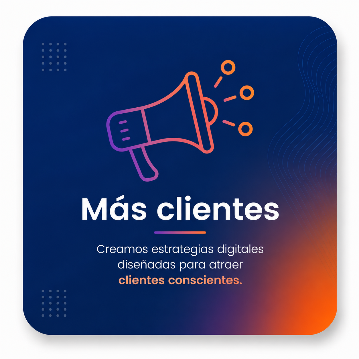 Más clientes